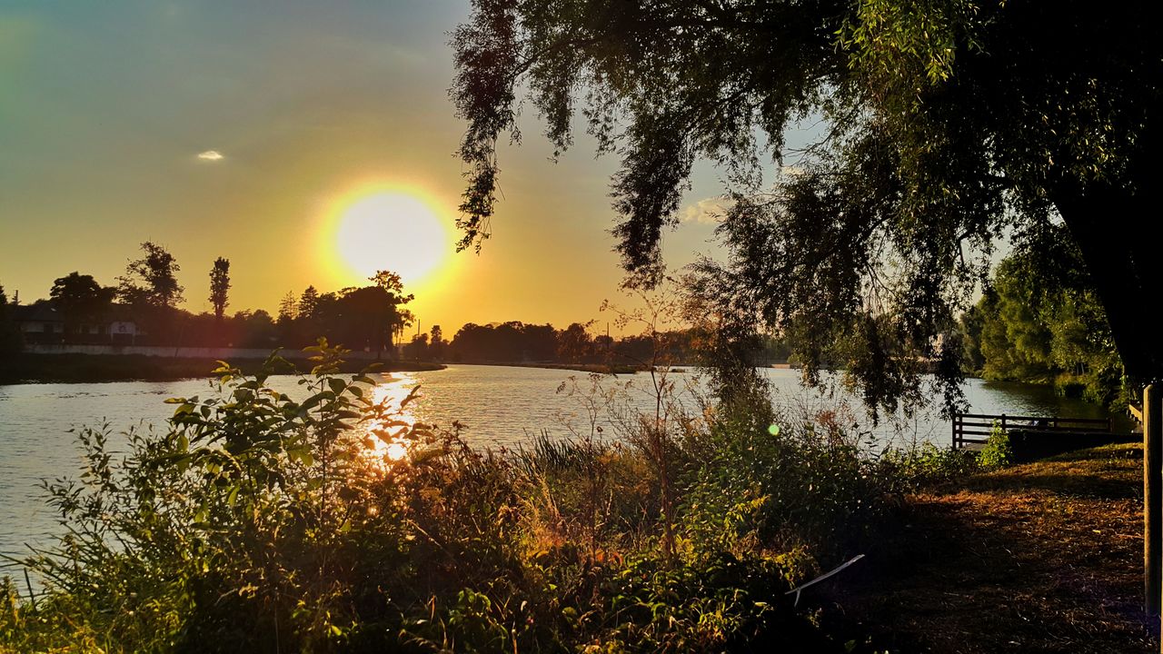 Tree Water Sunset Lake Reflection Silhouette Sky On Eyeem
