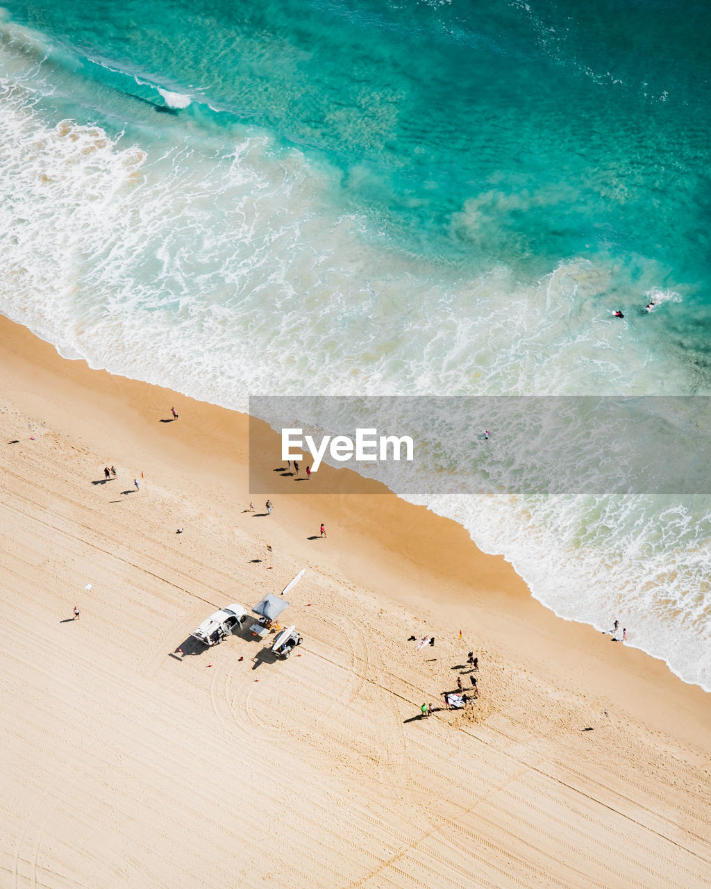 Aerial view of beach