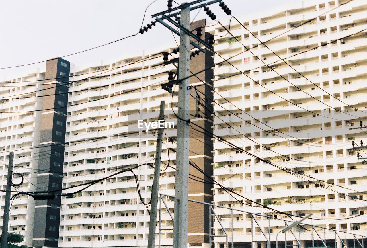 Low angle view of buildings against sky