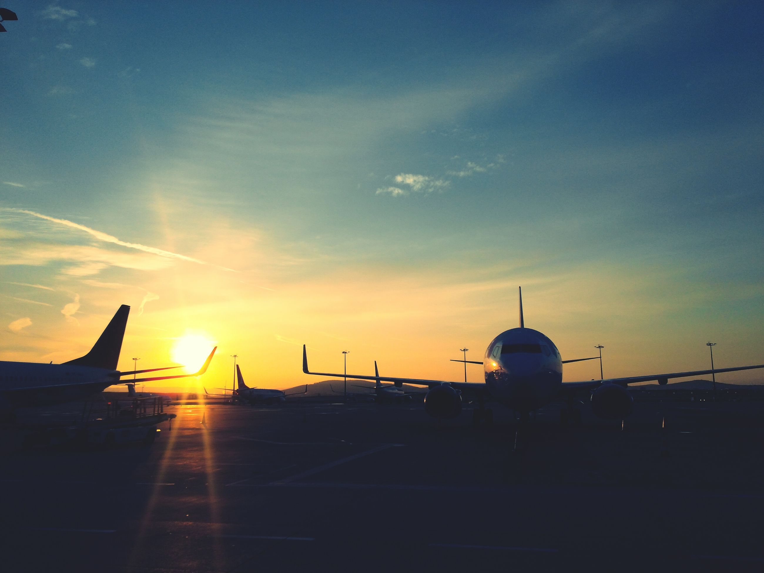 Sunlight Sun Plane Airplane Sabah Sabah Gunesi Eyeem