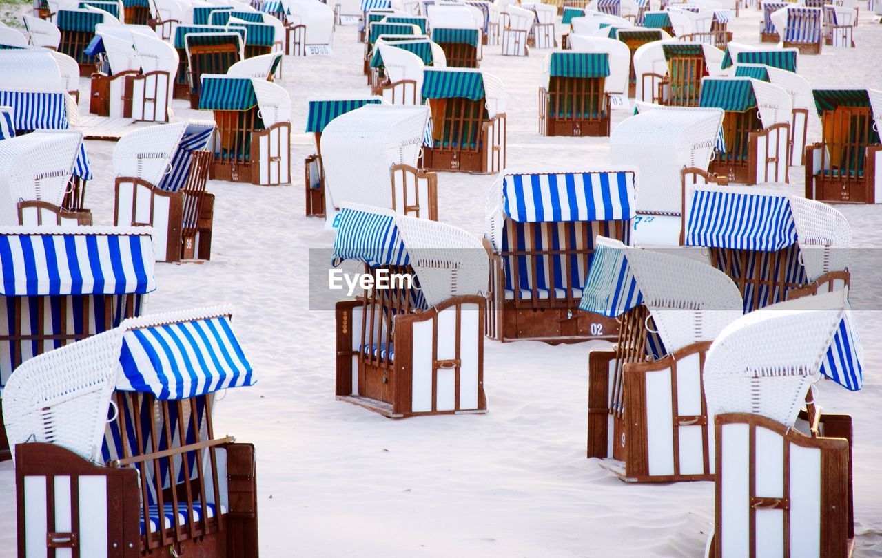 Empty chairs and tables