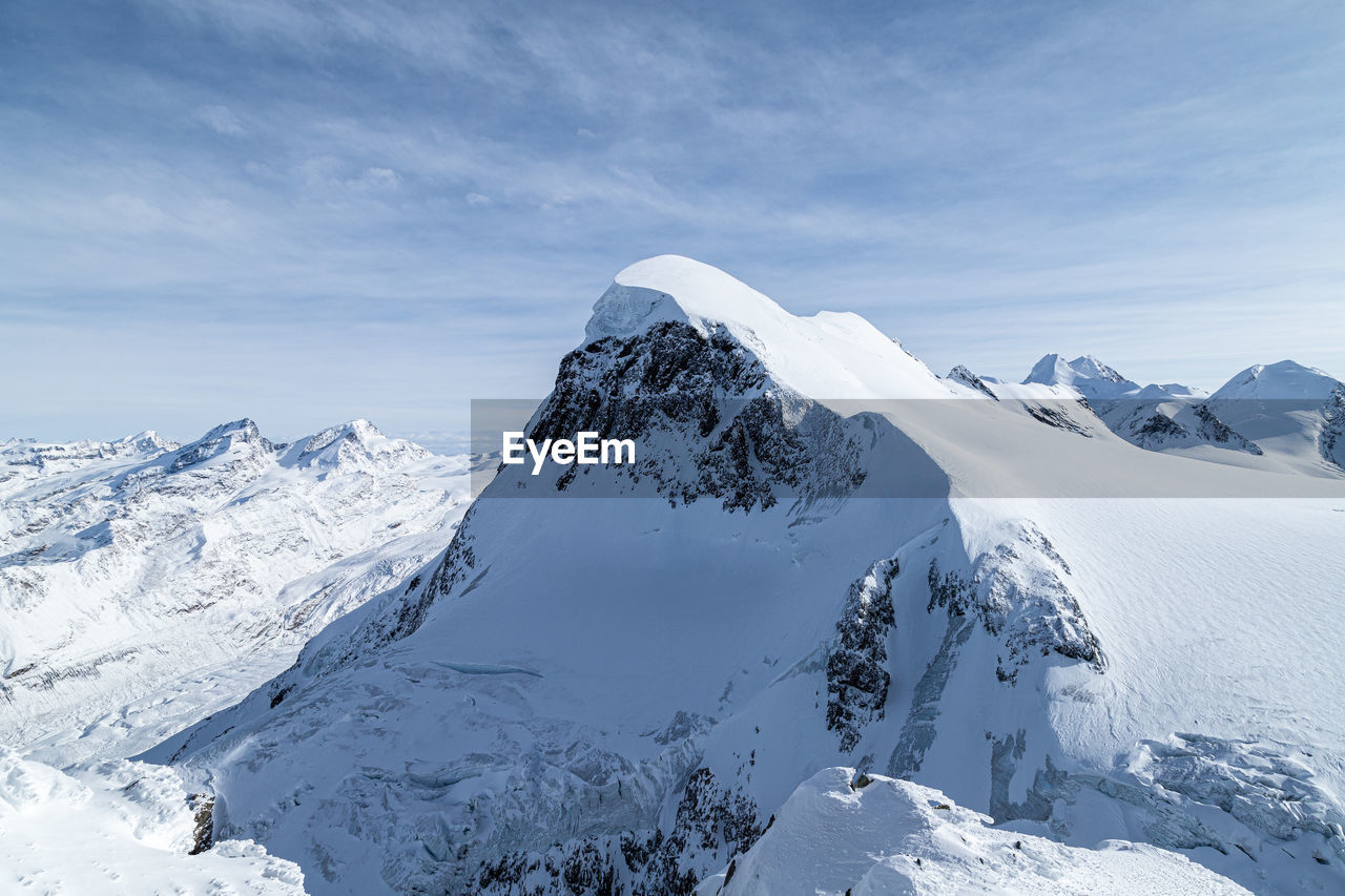 Breithorn peak viewed from klein matterhorn