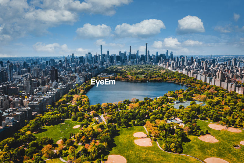Aerial View Of Central Park
