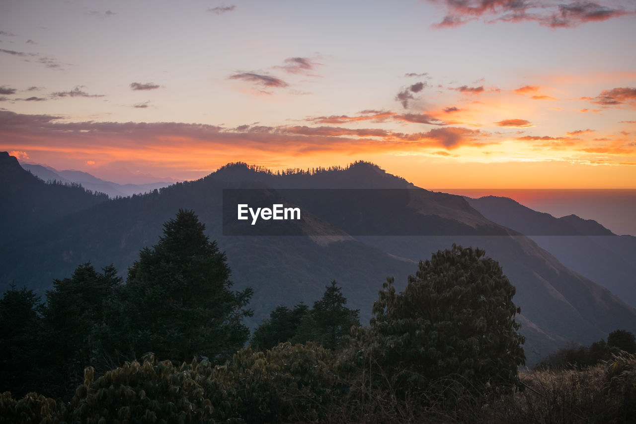 Poon hill sunrise in nepal