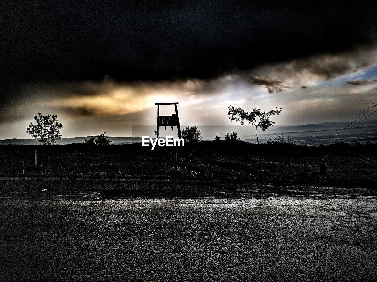 Cloudy Dusk Black Hdr Highway Road Rain Rainy Road On Eyeem