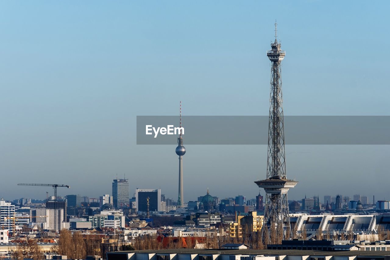 Cityscape berlin viewed from drachenberg