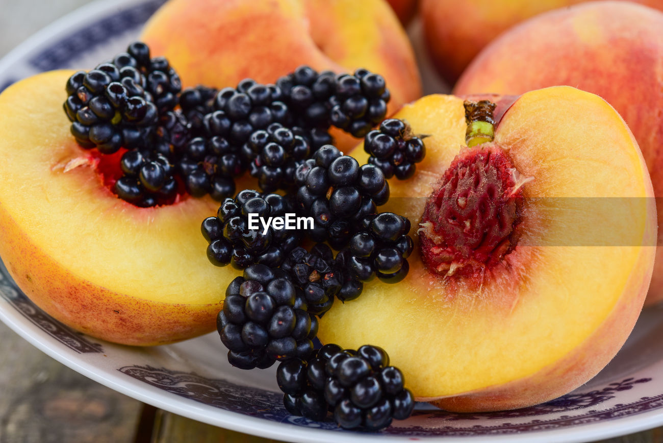 fruits in a plate