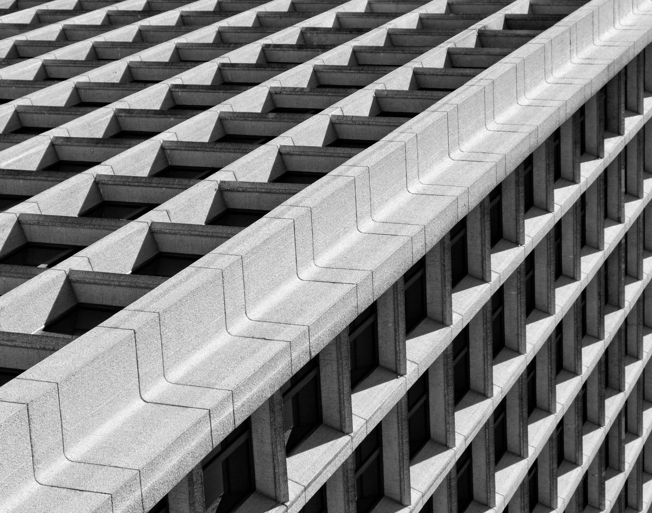 Full frame shot of modern building