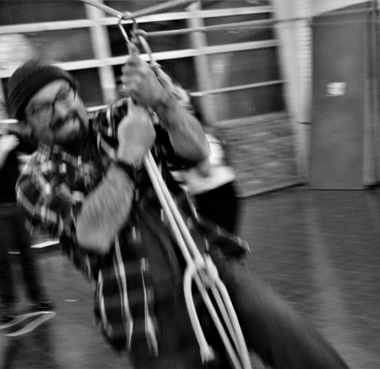 blurred motion, motion, black and white, black, monochrome, monochrome photography, adult, speed, white, men, women, arts culture and entertainment, transportation, lifestyles, one person, person, architecture, human face, activity