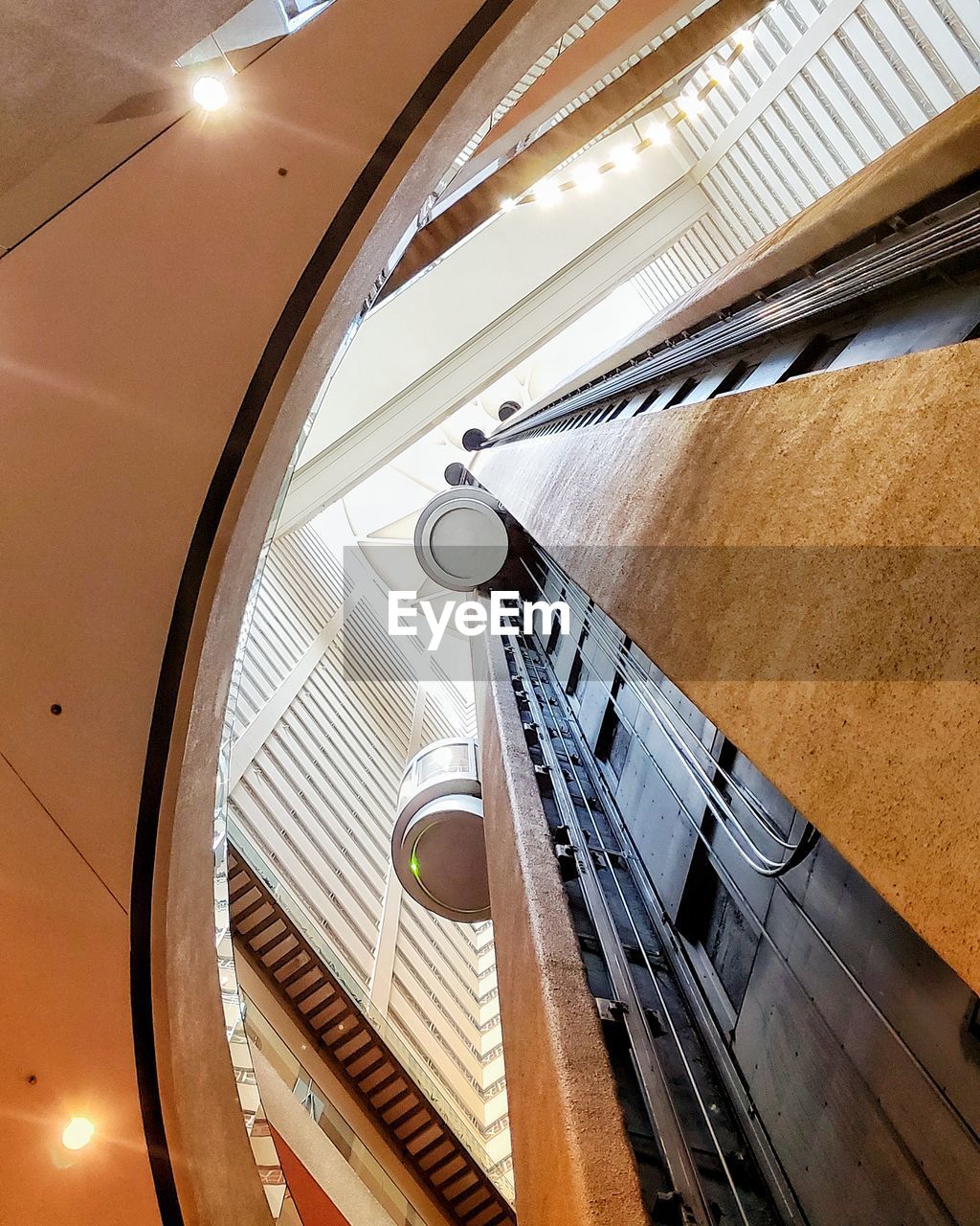Look Up Elevator Elevator Shaft Hotel Lobby On Eyeem
