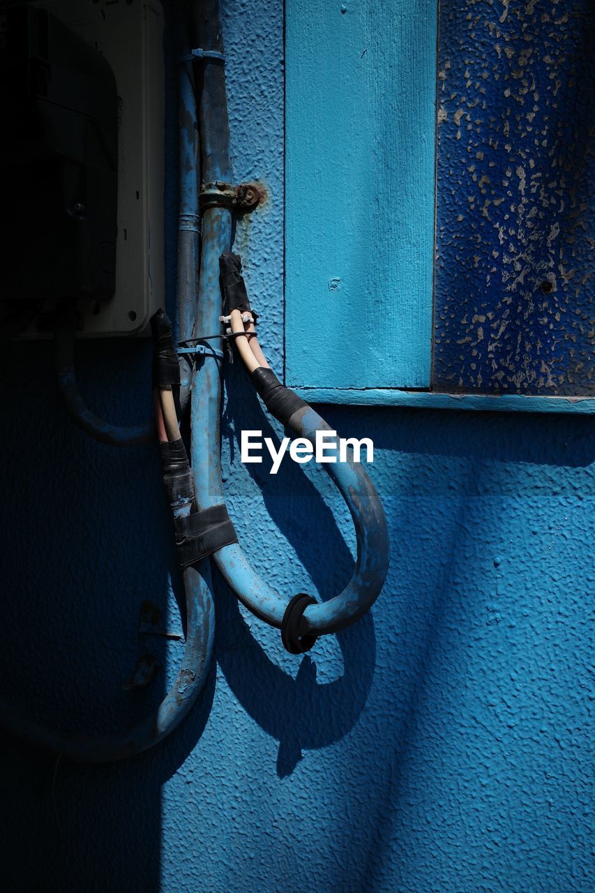 VIEW OF BLUE DOOR