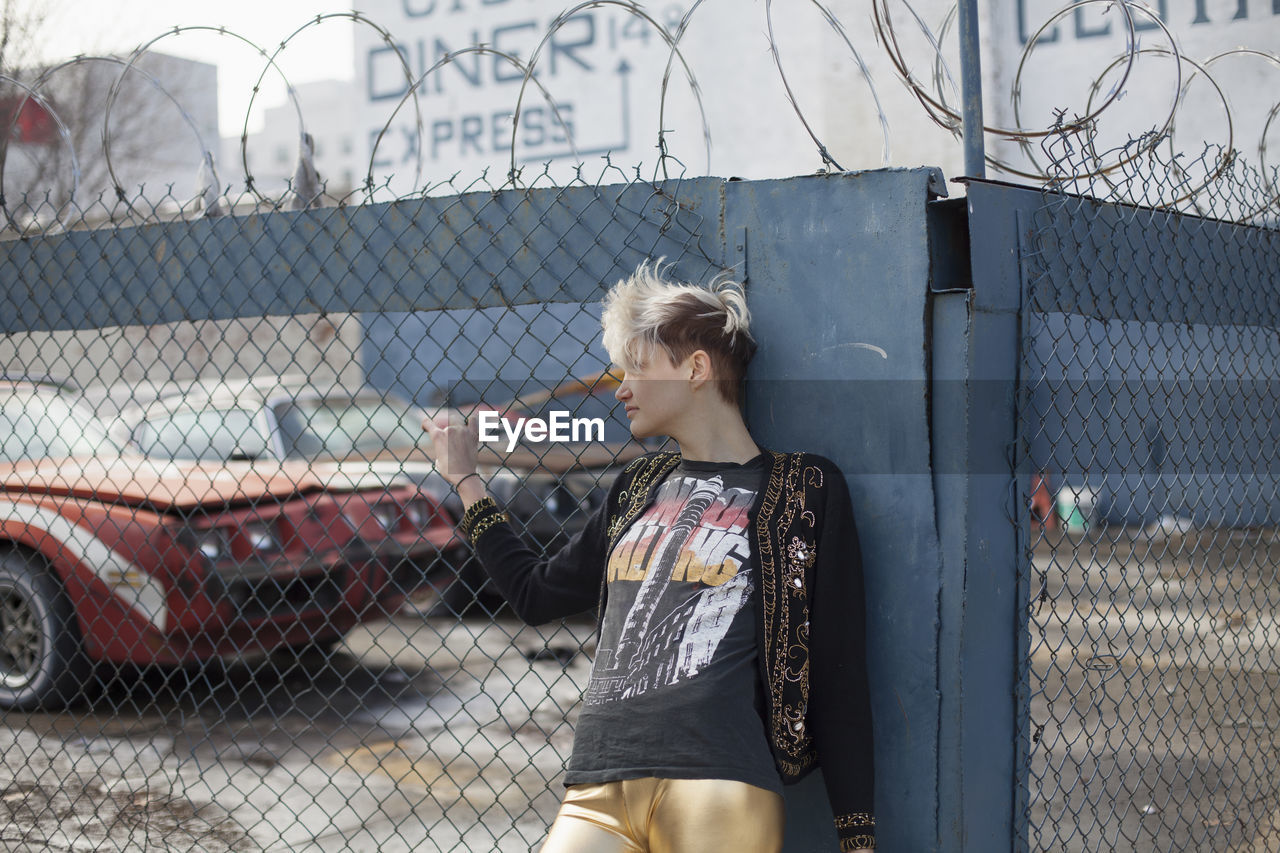 Portrait of a stylish young woman