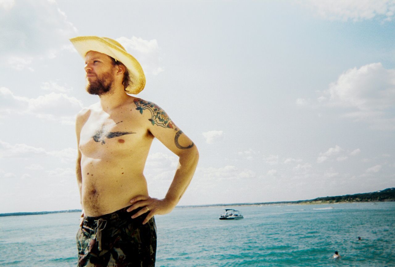 Man standing at seaside