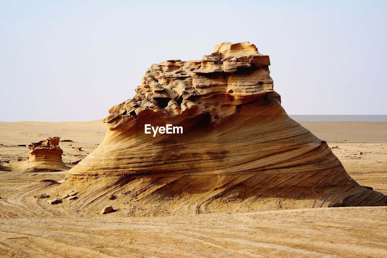 The Rock Land Sand Sky Nature Clear Sky Day Desert On Eyeem