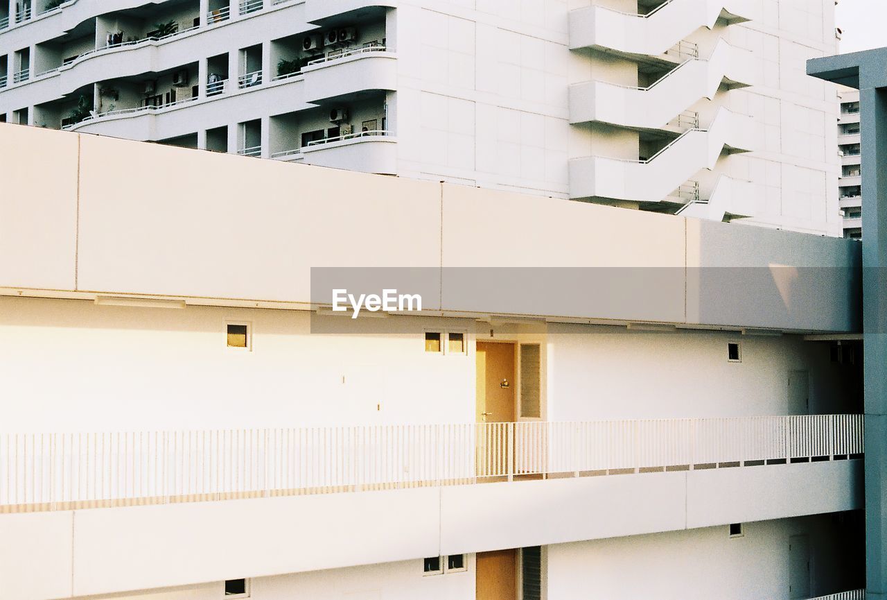 Low angle view of residential building