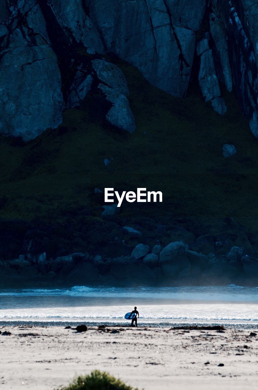 Man on beach
