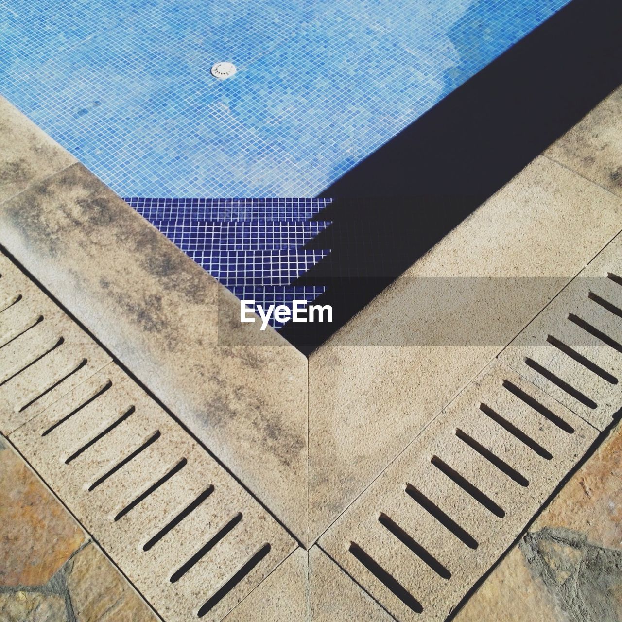 Close-up of a cropped swimming pool