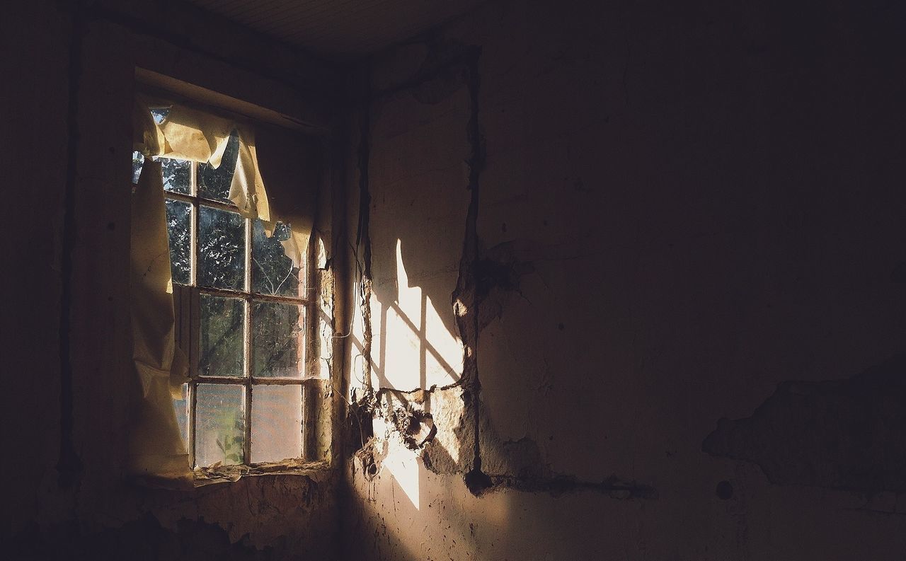 Window in abandoned house