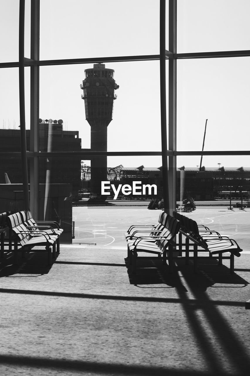 Empty seat at airport