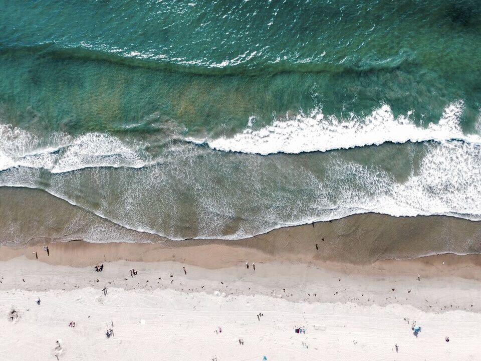 WAVES ON BEACH