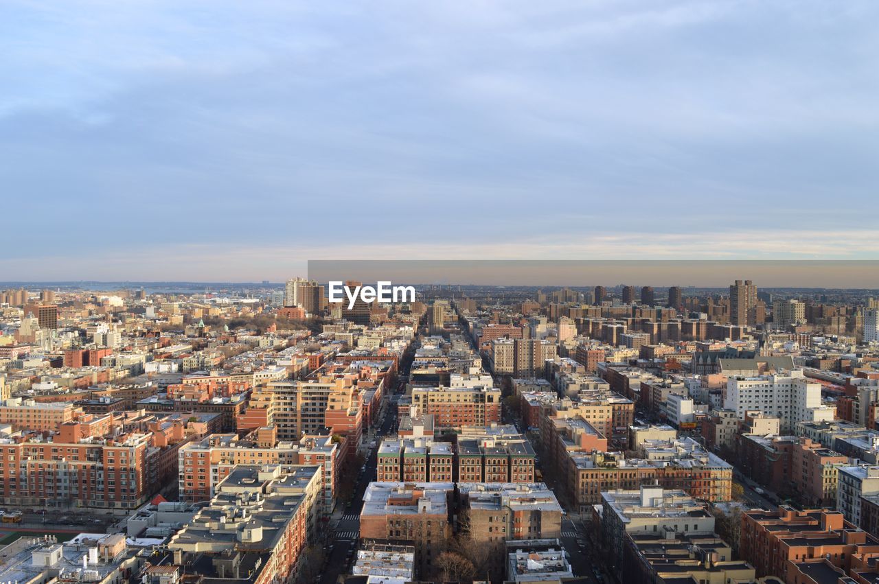 High angle view of cityscape