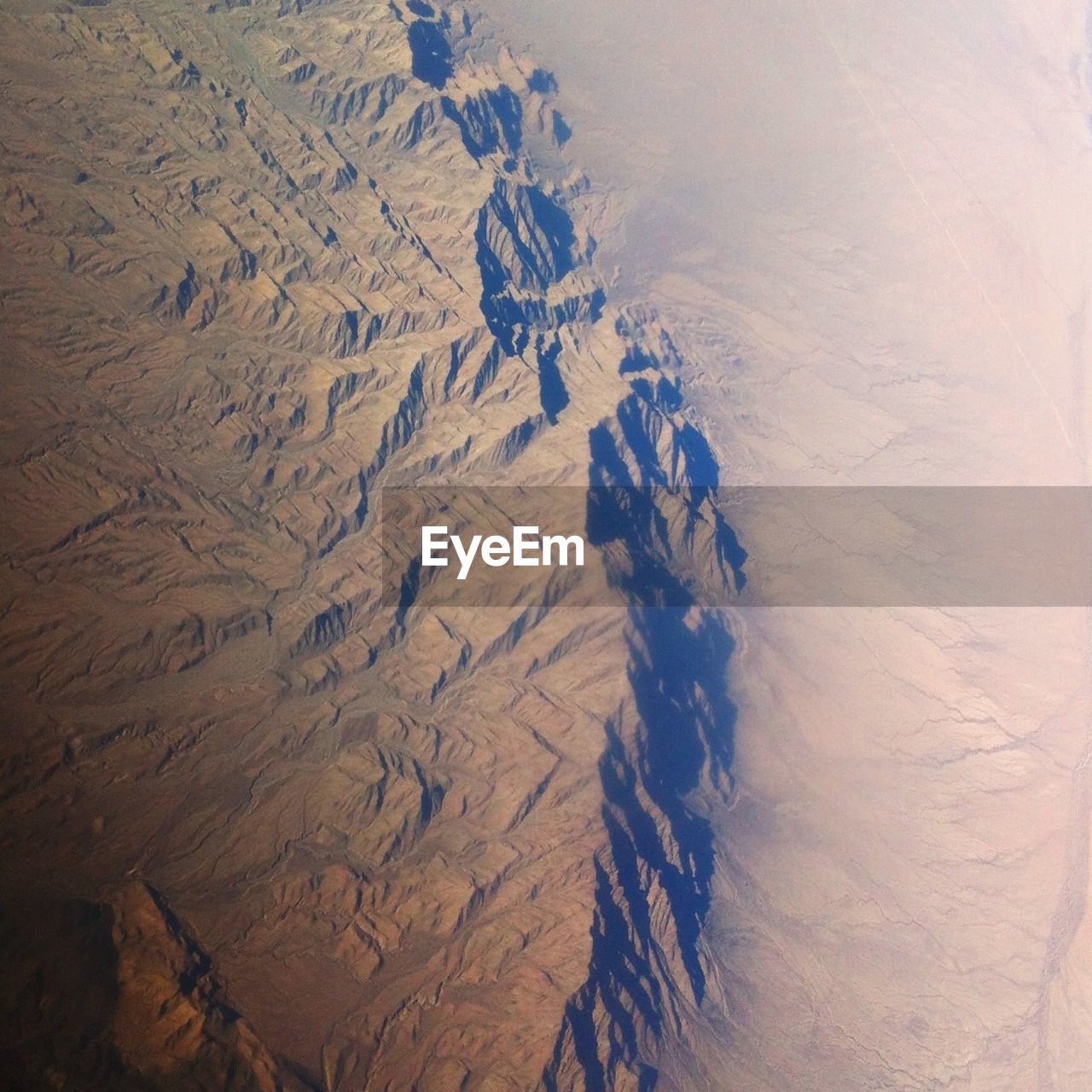 Aerial view of mountains