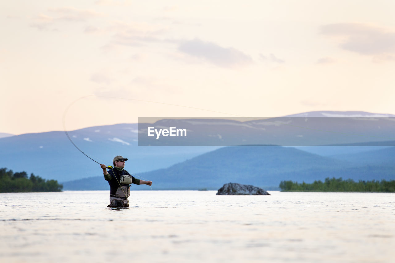 Man fishing