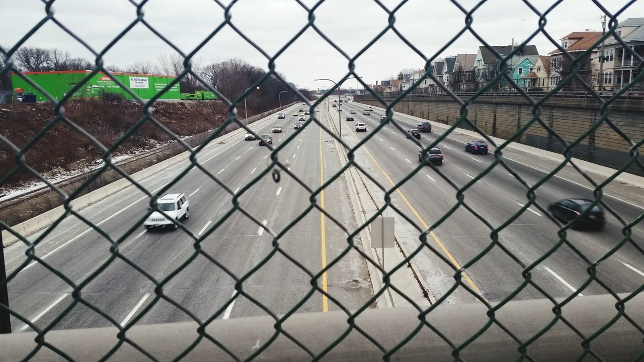 CHAINLINK FENCE ON FENCE
