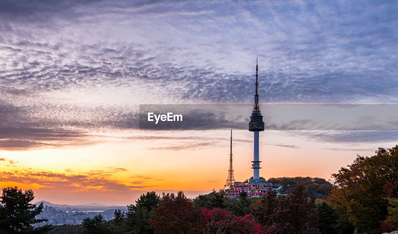 TOWER AGAINST SKY DURING SUNSET