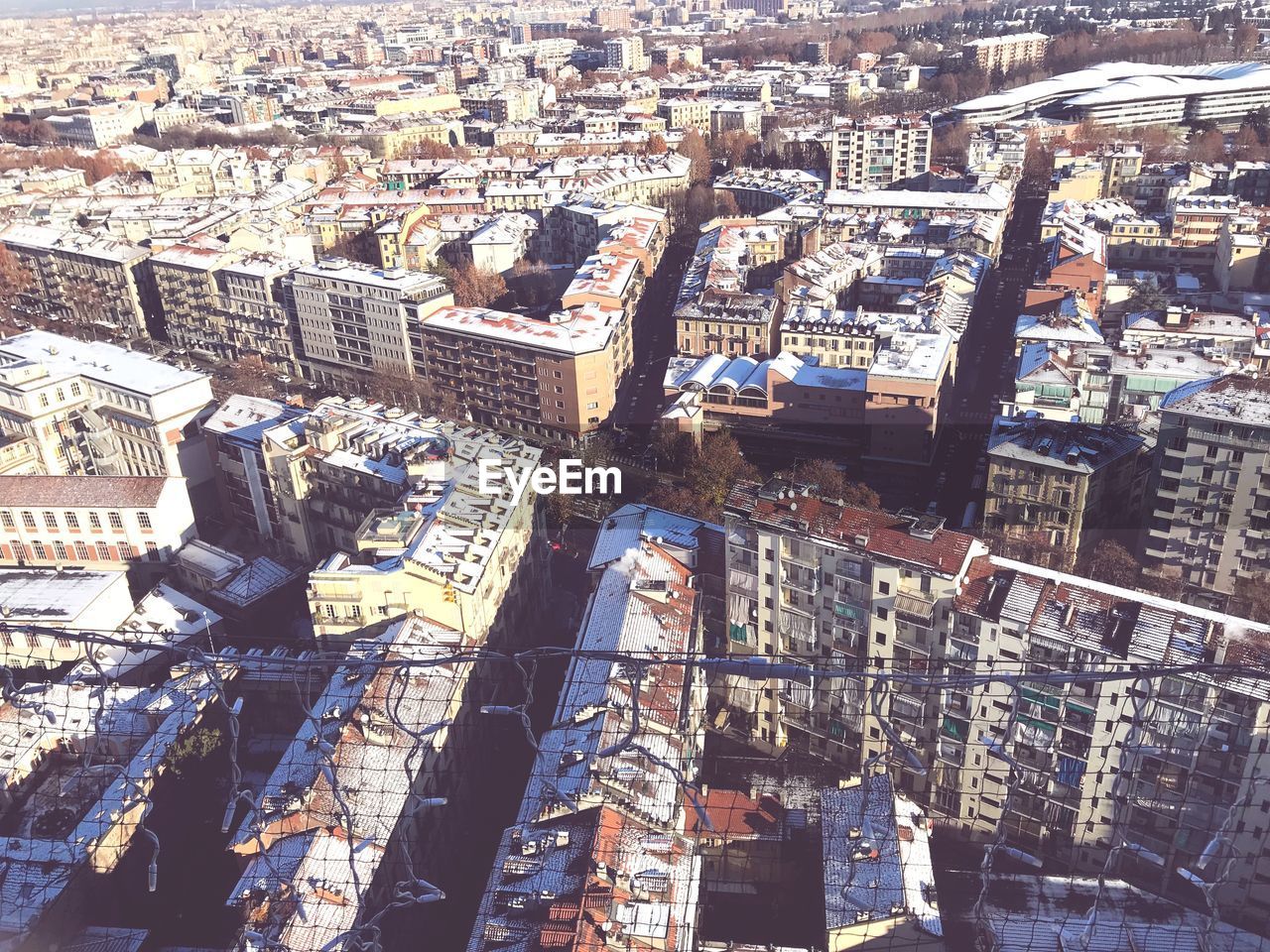 AERIAL VIEW OF CITY BUILDINGS