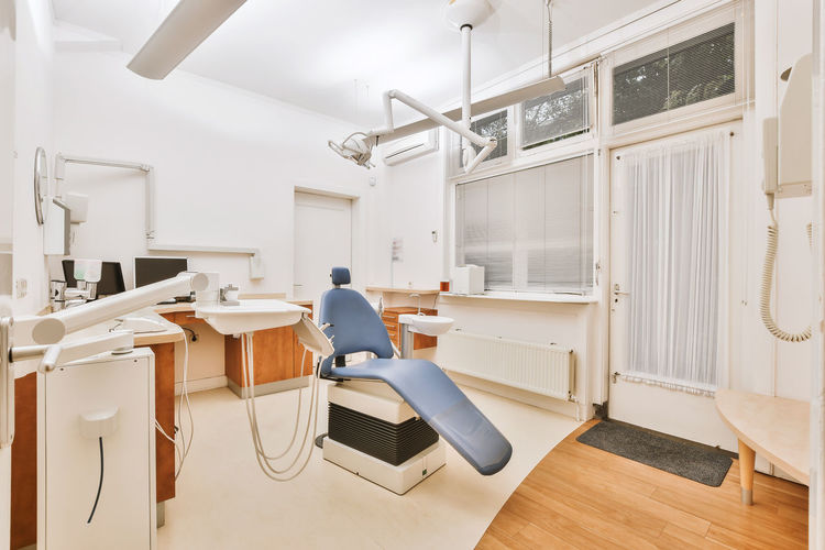 Interior of dentist office