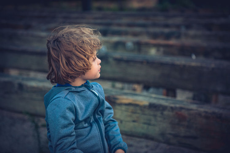 Night portraiture off a cute boy on ss great eastern launch ramp in london