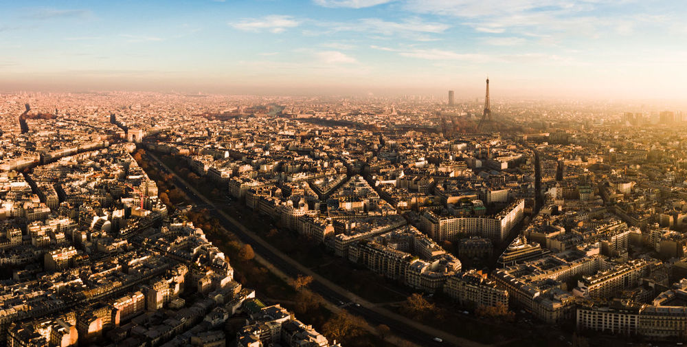 Aerial view of cityscape
