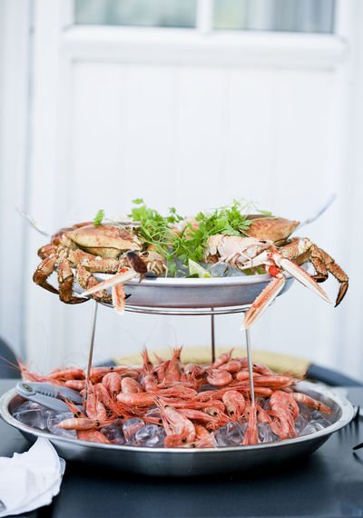 Fresh seafood