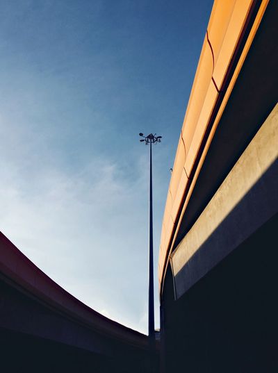 Low angle view of building against sky
