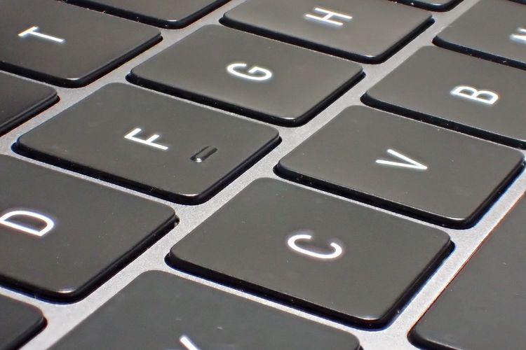 Full frame shot of computer keyboard