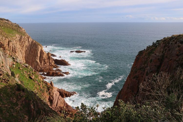 Majestic coastline from cape woolamai