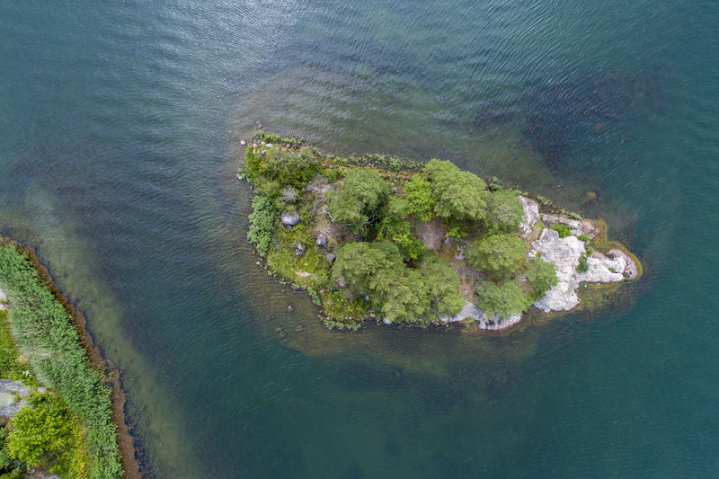 Small islands near stockholm kalmar at the archipelago