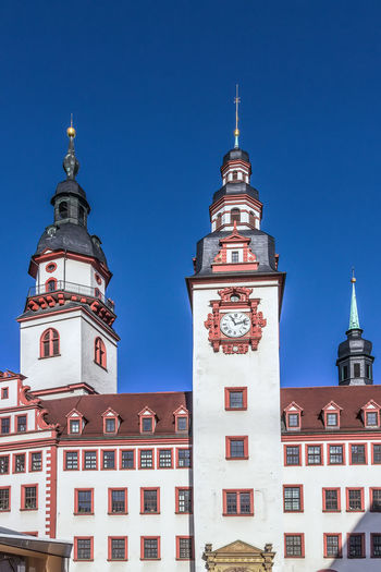 Old town hall  was built at the end of the 15th century in chemnitz, germany