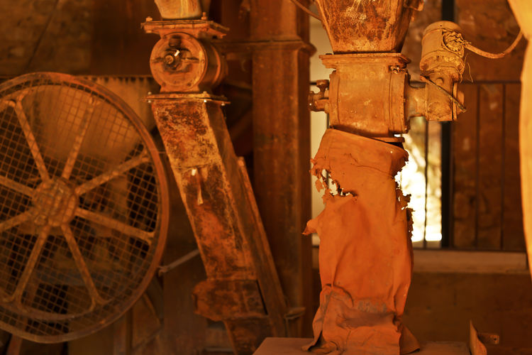 Close-up of statue in temple
