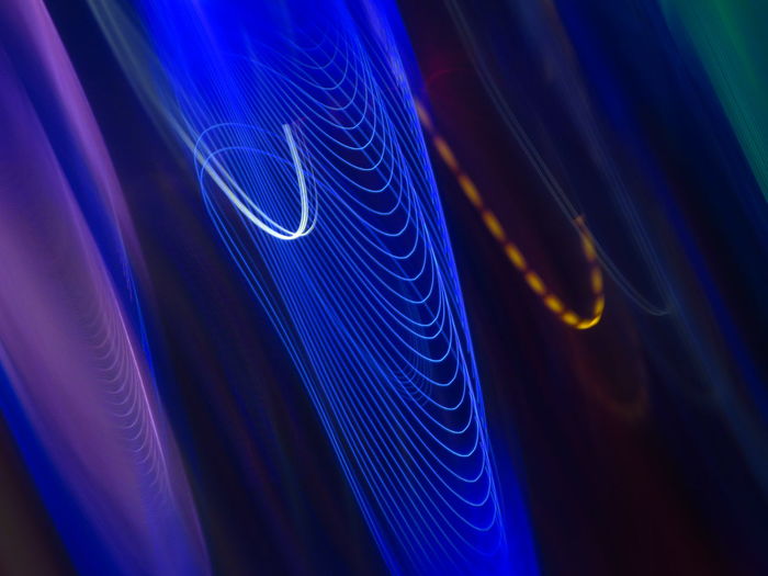 Full frame shot of multi colored light pattern