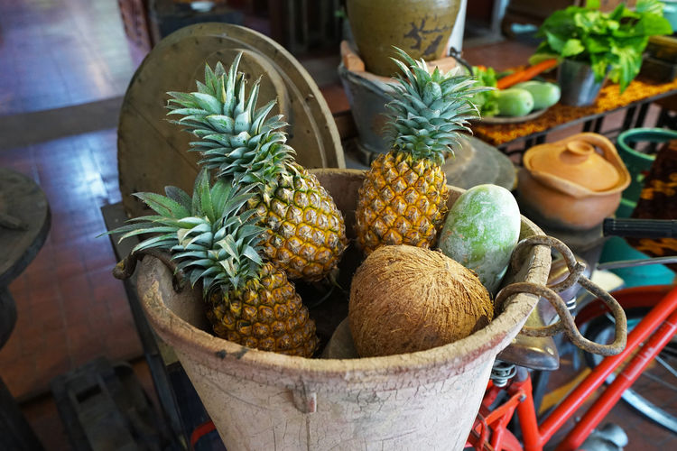 Various fruits for sale in market