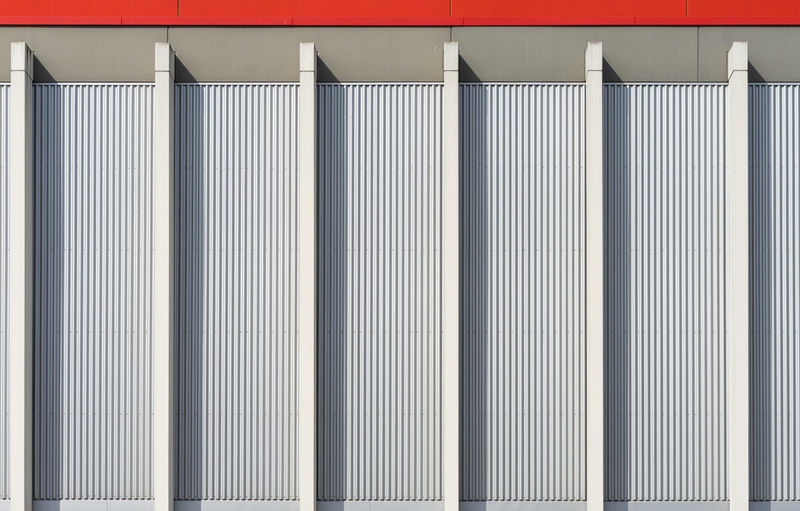 Full frame shot of modern industry building