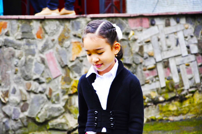 Dasha in the school