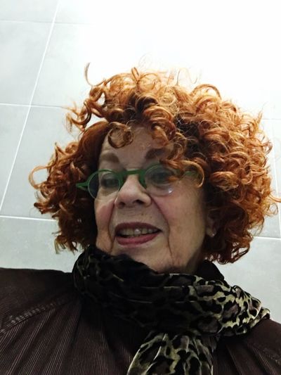 Portrait of woman wearing mask