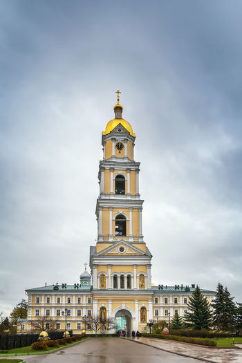 Bell tower in saint seraphim-diveyevo monastery, russia