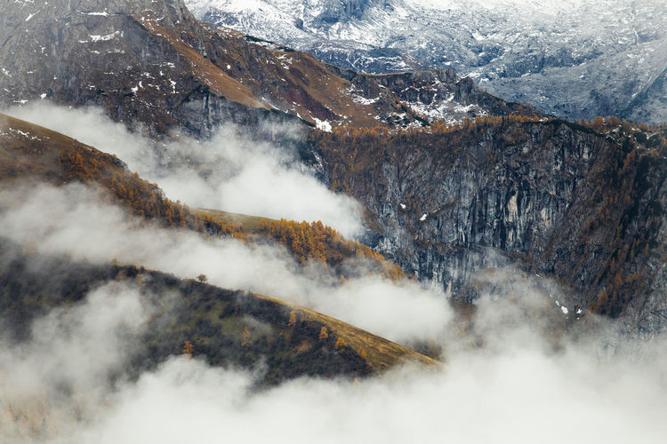 Scenic view of mountains