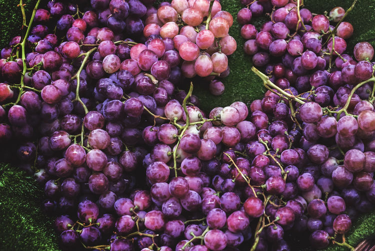 Full frame shot of grapes