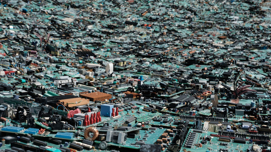 Full frame shot of circuit board