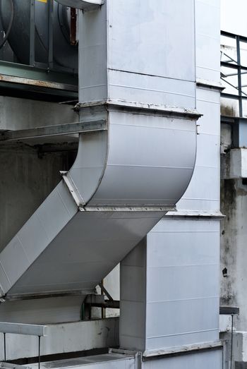 Low angle view of air duct